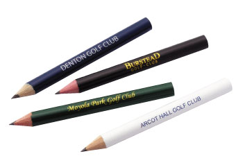 printed golf pencils